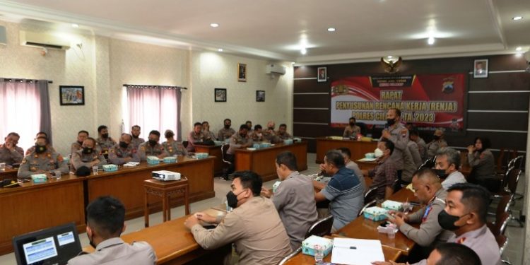 Polres Cilacap Gelar Rapat Penyusunan Renja TA 2023