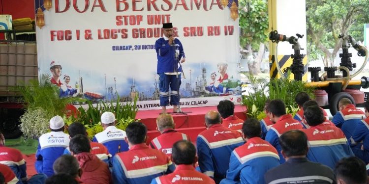 Awali Pit Stop Kilang Cilacap 2022, PT KPI Gelar Doa Bersama dan Santunan