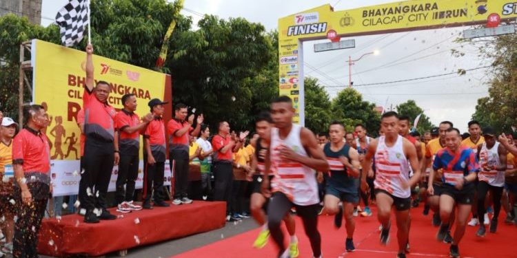HUT Bhayangkara Ke-77, Polresta Cilacap Gelar Cilacap City Run