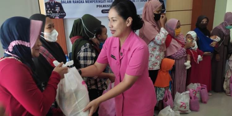 Ini Cara Polresta Cilacap Ikut Tekan Penurunan Angka Stunting