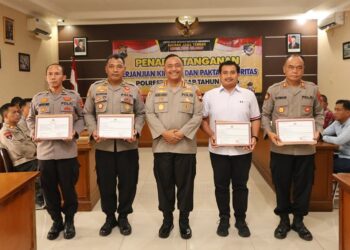 Polresta Cilacap Teken Perjanjian Kinerja 2026, Perkuat Komitmen Akuntabilitas dan Integritas